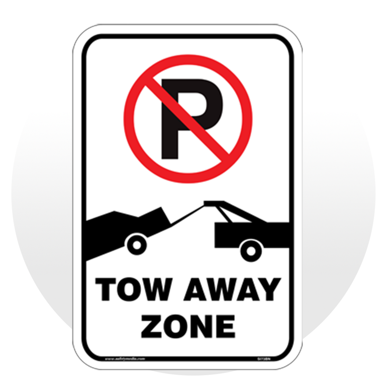 Fire Route Tow-Away Zone Signs